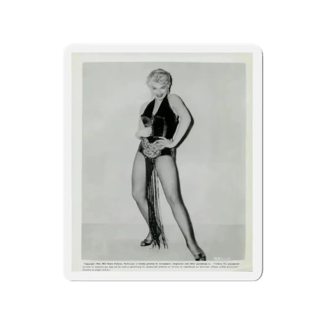 Barbara Nichols #50 (Vintage Female Icon) Refrigerator Magnet 3 Inch Die-Cut - The Sticker Space