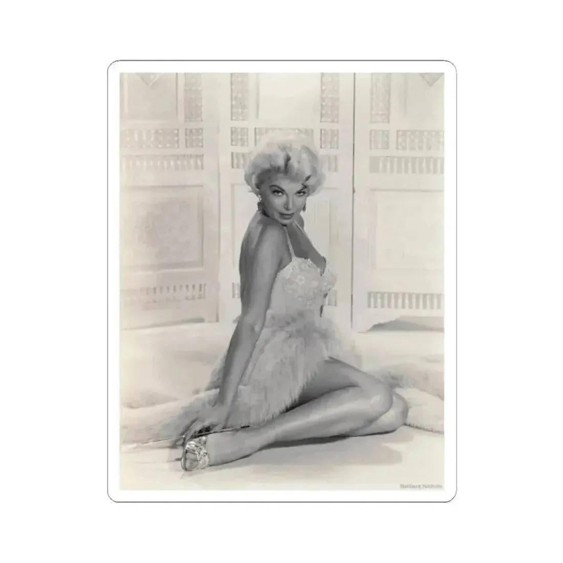 Barbara Nichols #542 (Vintage Female Icon) STICKER Vinyl Kiss-Cut Decal 2 Inch White - The Sticker Space