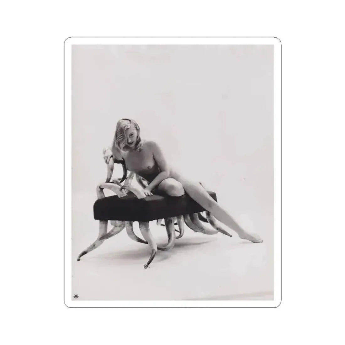 Barbara Nichols #543 (Vintage Female Icon) STICKER Vinyl Kiss-Cut Decal 3 Inch White - The Sticker Space