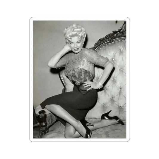 Barbara Nichols #572 (Vintage Female Icon) STICKER Vinyl Kiss-Cut Decal 2 Inch White - The Sticker Space
