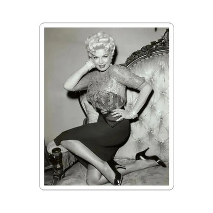 Barbara Nichols #572 (Vintage Female Icon) STICKER Vinyl Kiss-Cut Decal 3 Inch White - The Sticker Space