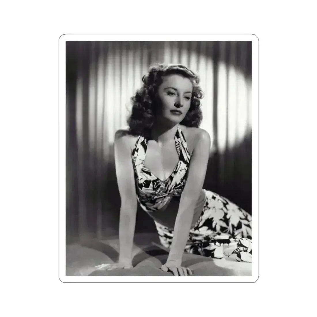 Barbara Stanwyck #193 (Vintage Female Icon) STICKER Vinyl Kiss-Cut Decal 2 Inch White - The Sticker Space