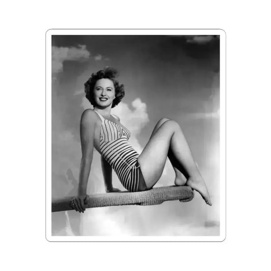 Barbara Stanwyck #197 (Vintage Female Icon) STICKER Vinyl Kiss-Cut Decal 2 Inch White - The Sticker Space
