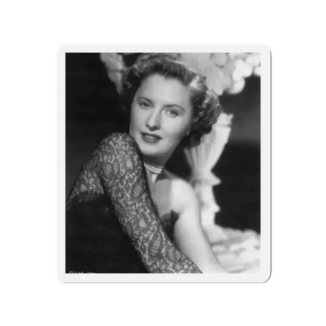 Barbara Stanwyck #206 (Vintage Female Icon) Refrigerator Magnet 2 Inch Die-Cut - The Sticker Space