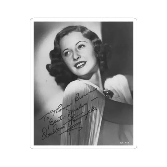 Barbara Stanwyck #208 (Vintage Female Icon) STICKER Vinyl Kiss-Cut Decal 2 Inch White - The Sticker Space