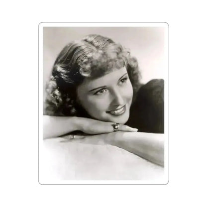 Barbara Stanwyck #32 (Vintage Female Icon) STICKER Vinyl Kiss-Cut Decal 3 Inch White - The Sticker Space