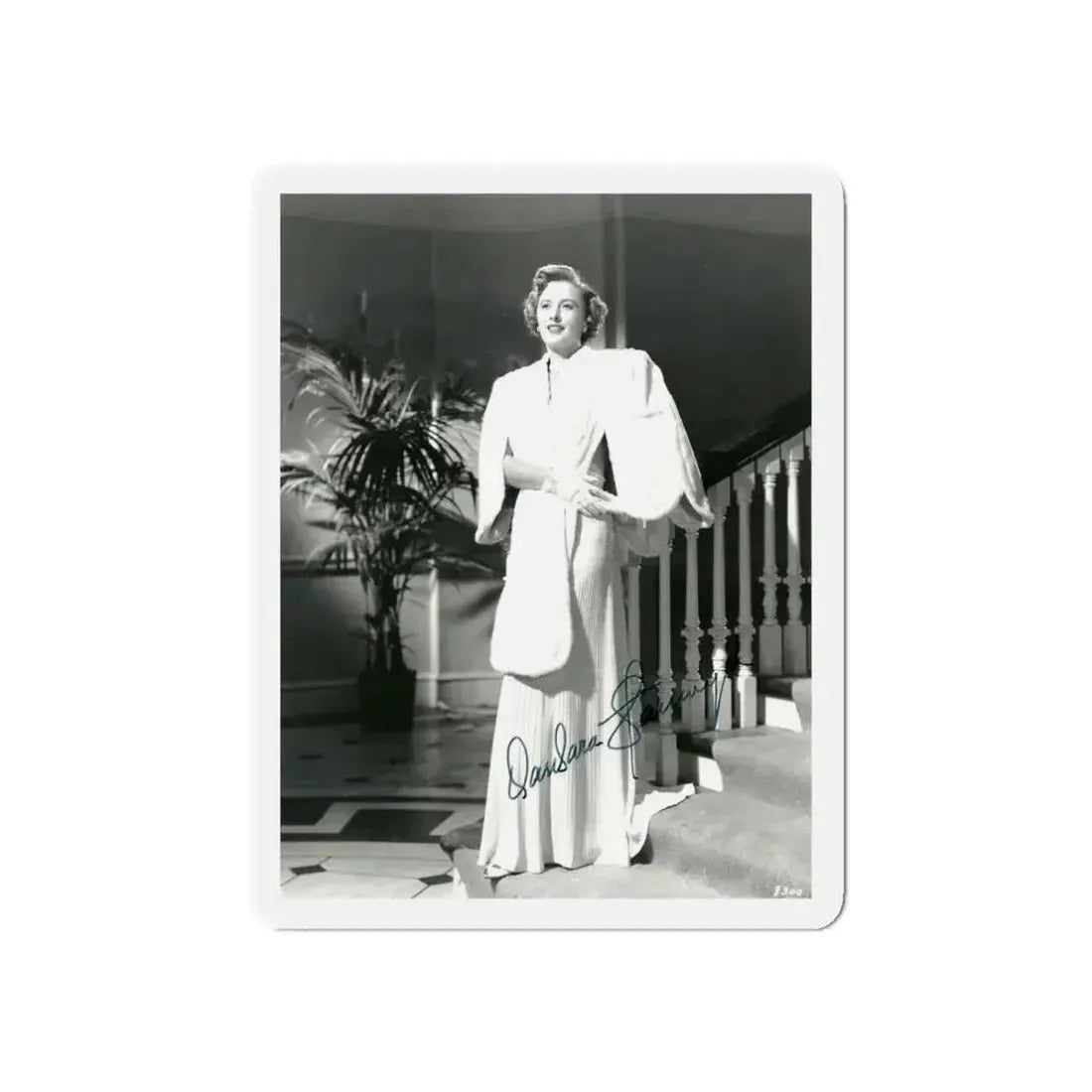 Barbara Stanwyck #48 (Vintage Female Icon) Refrigerator Magnet 3 Inch Die-Cut - The Sticker Space