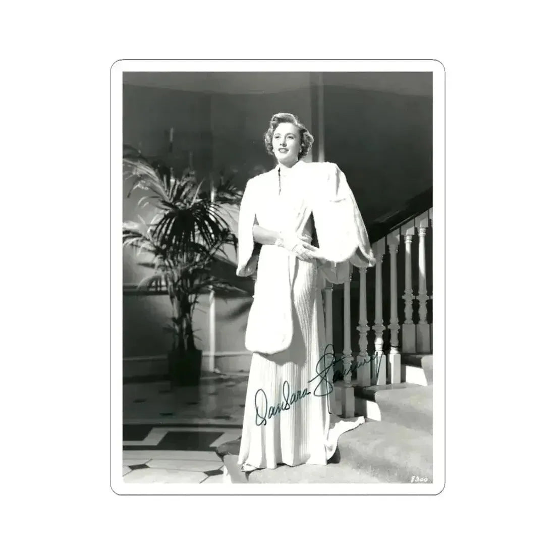 Barbara Stanwyck #48 (Vintage Female Icon) STICKER Vinyl Kiss-Cut Decal 4 Inch White - The Sticker Space