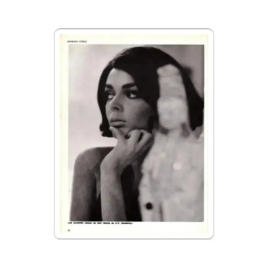 Barbara Steele #70 (Vintage Female Icon) STICKER Vinyl Kiss-Cut Decal 2 Inch White - The Sticker Space