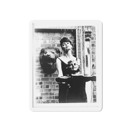 Barbara Steele #76 (Vintage Female Icon) Refrigerator Magnet 6 Inch Die-Cut - The Sticker Space