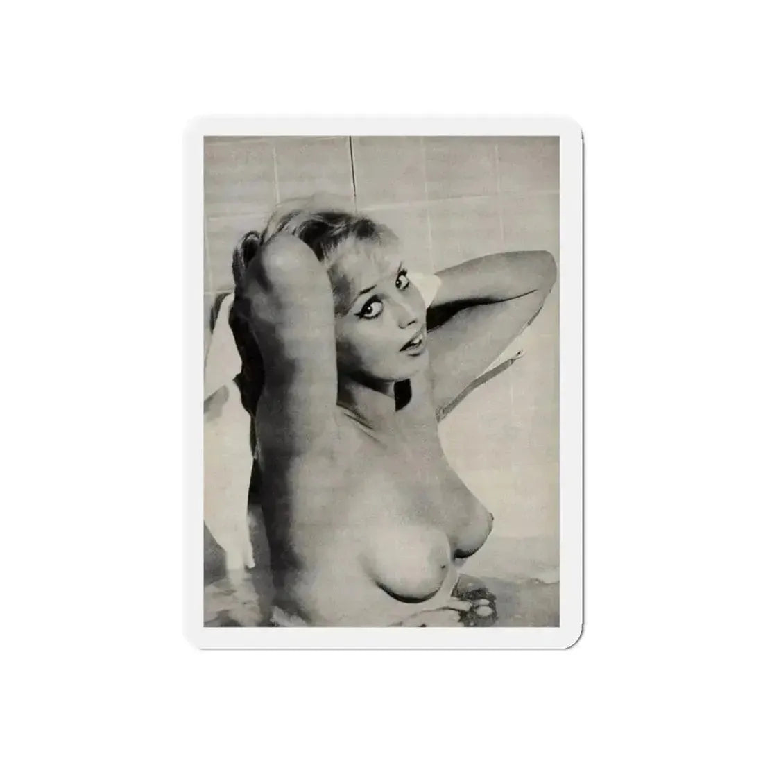 Barbara Valentin #09 - Topless (Vintage Female Icon) Refrigerator Magnet 5 Inch Die-Cut - The Sticker Space