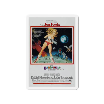 BARBARELLA 1968 Movie Poster - Refrigerator Magnet 4 Inch - The Sticker Space