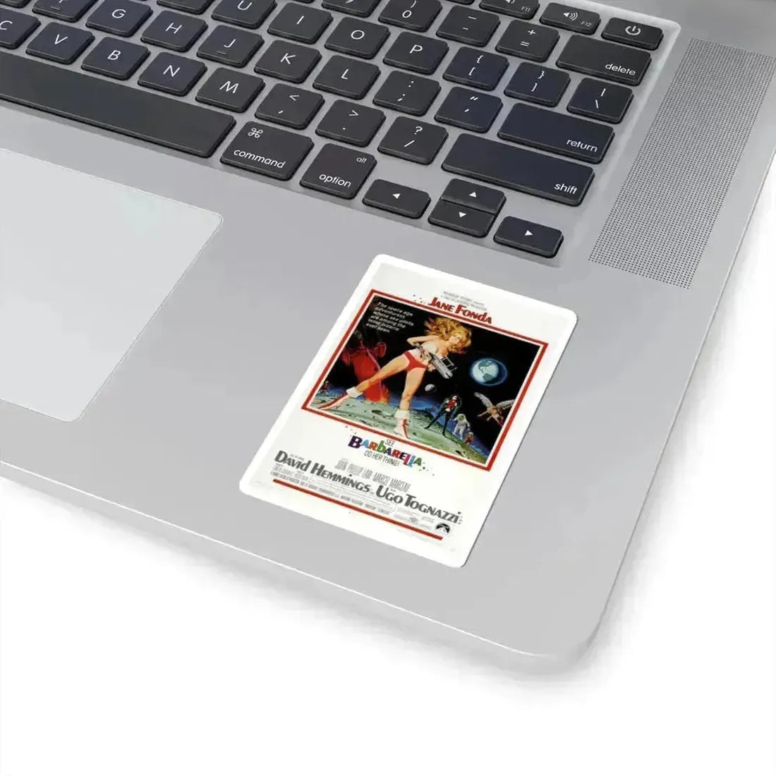 Barbarella 1968 Movie Poster - STICKER Vinyl Kiss-Cut Decal - The Sticker Space