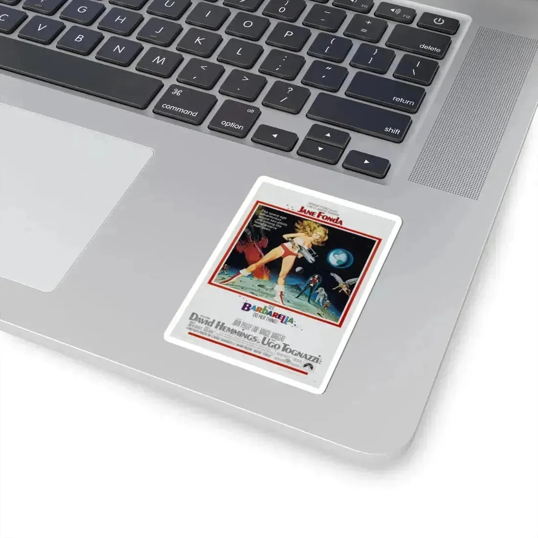 BARBARELLA 1968 Movie Poster - STICKER Vinyl Kiss-Cut Decal - The Sticker Space