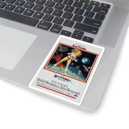 BARBARELLA 1968 Movie Poster - STICKER Vinyl Kiss-Cut Decal - The Sticker Space