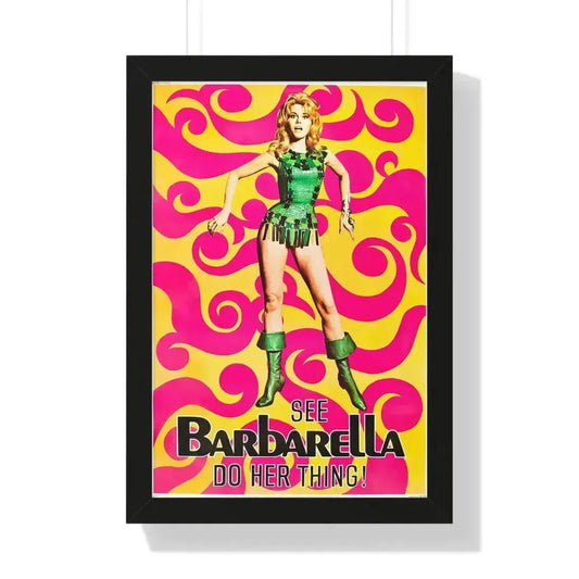 BARBARELLA (2) 1968 - Framed Movie Poster 16″ x 24″ Black - The Sticker Space