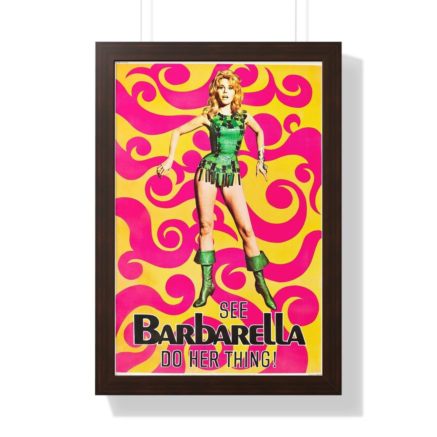 BARBARELLA (2) 1968 - Framed Movie Poster-16″ x 24″-The Sticker Space