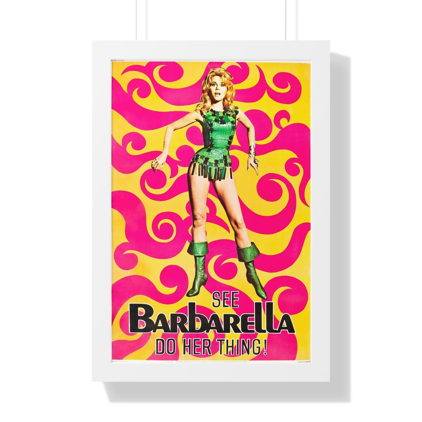 BARBARELLA (2) 1968 - Framed Movie Poster-16″ x 24″-The Sticker Space