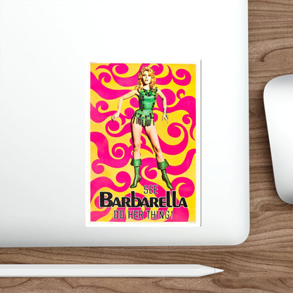 BARBARELLA (2) 1968 Movie Poster STICKER Vinyl Die-Cut Decal-The Sticker Space