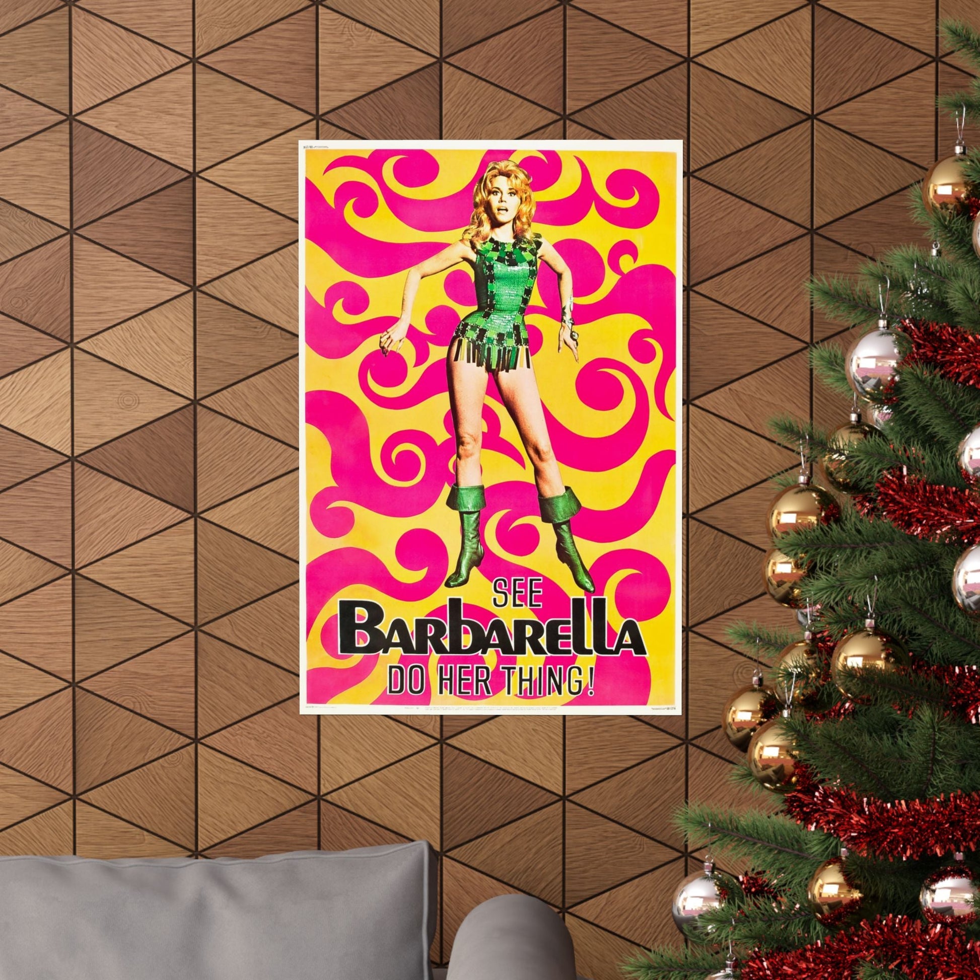 BARBARELLA (2) 1968 - Paper Movie Poster-The Sticker Space