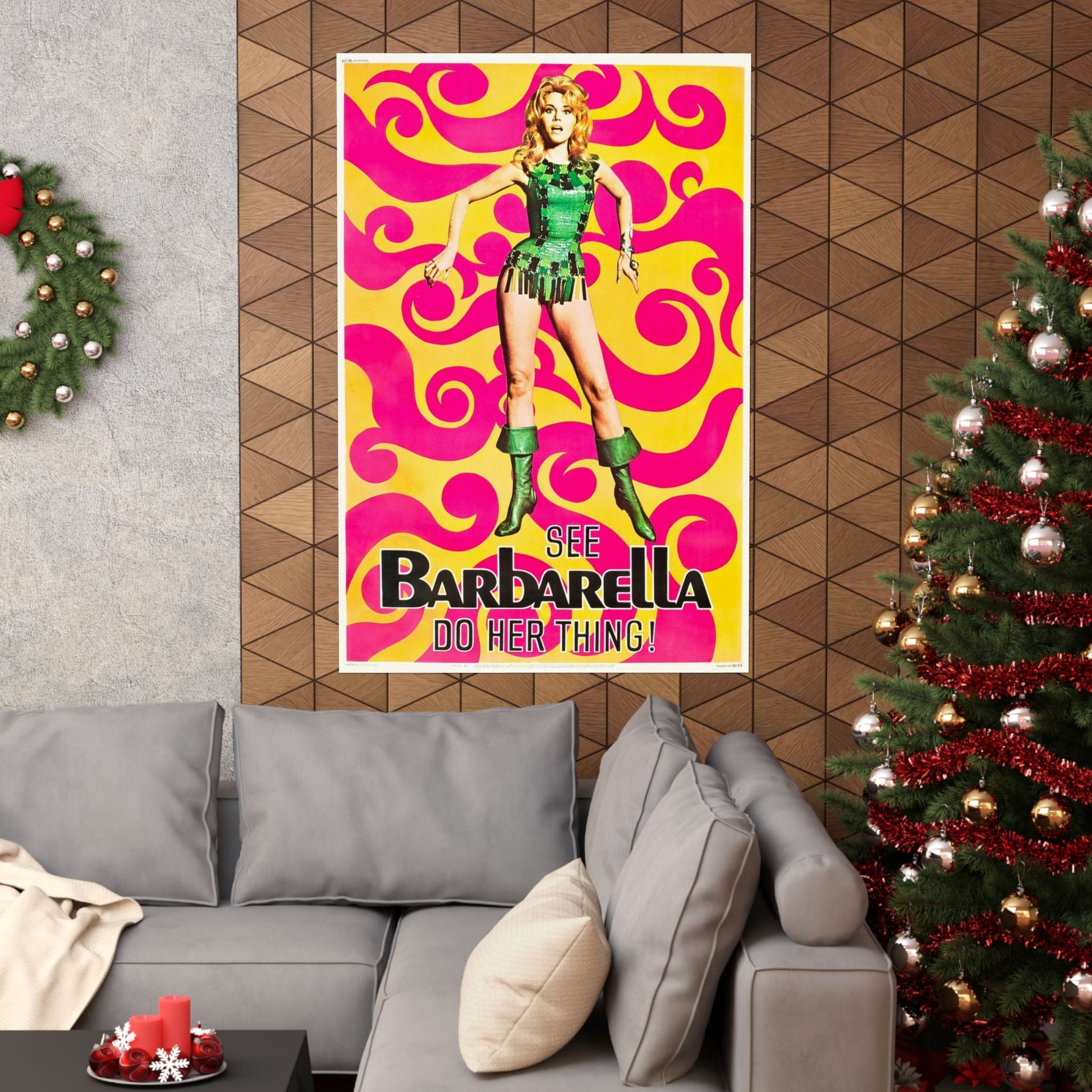 BARBARELLA (2) 1968 - Paper Movie Poster-The Sticker Space