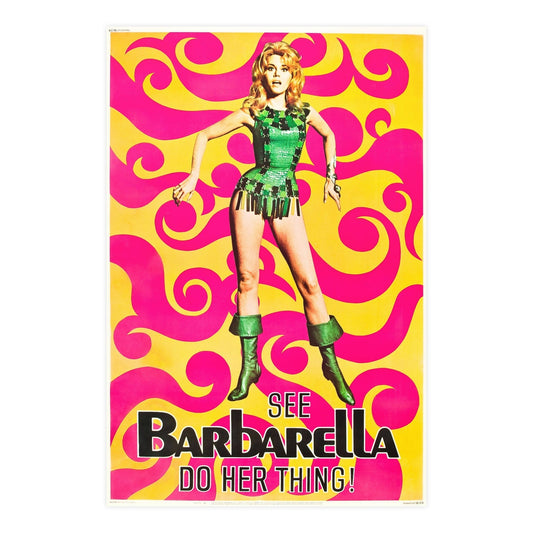 BARBARELLA (2) 1968 - Paper Movie Poster-24″ x 36″ (Vertical)-The Sticker Space