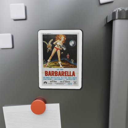 BARBARELLA (ITALIAN) 1968 Movie Poster - Die-Cut Magnet-The Sticker Space