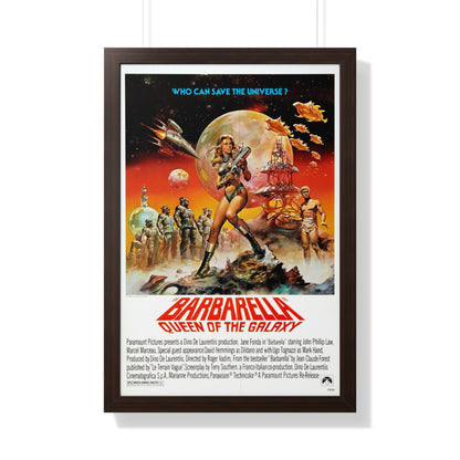 BARBARELLA - QUEEN OF THE GALAXY 1968 - Framed Movie Poster-20" x 30"-The Sticker Space