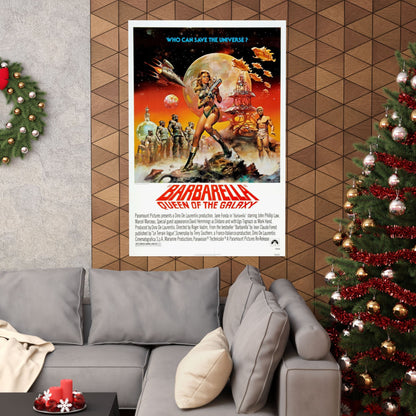 BARBARELLA - QUEEN OF THE GALAXY 1968 - Paper Movie Poster-The Sticker Space