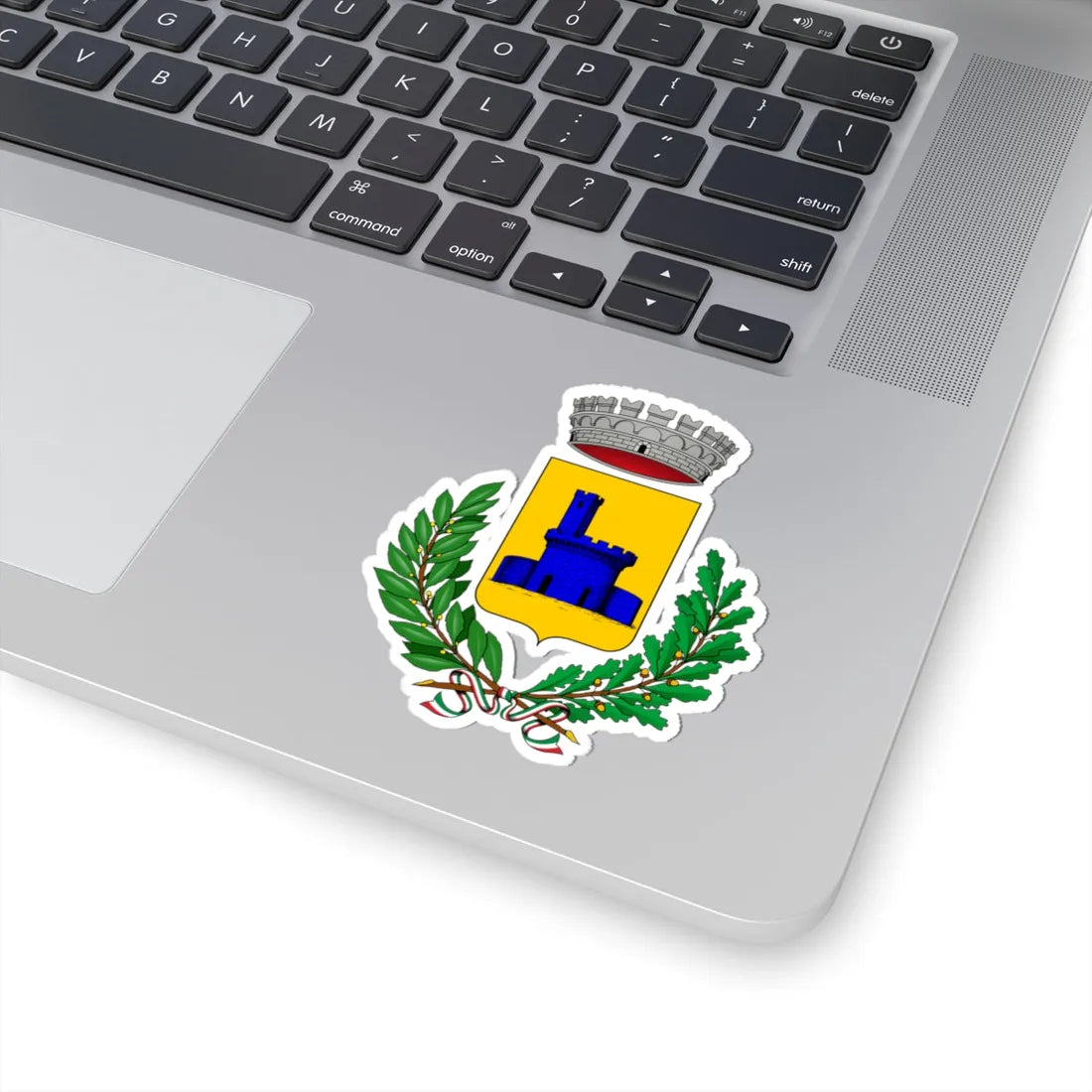 Barbaresco Italia-Stemma (Italy) (Coat of Arms) STICKER Vinyl Kiss-Cut Decal - The Sticker Space
