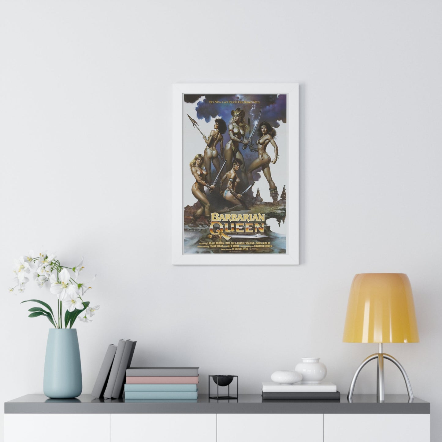 BARBARIAN QUEEN 1985 - Framed Movie Poster-The Sticker Space