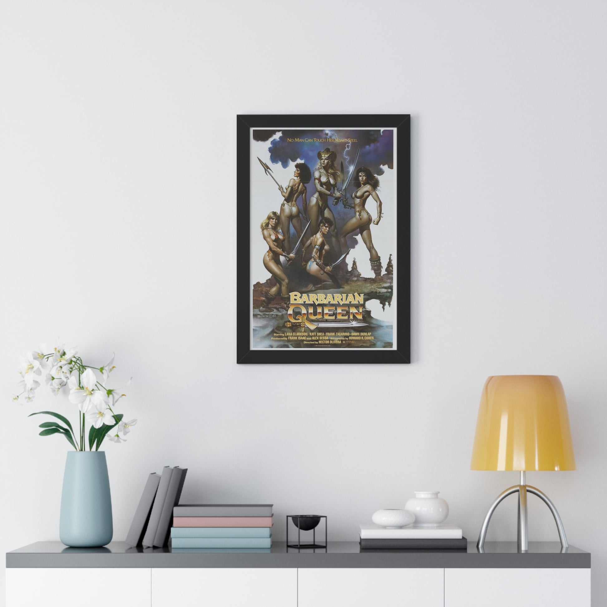 BARBARIAN QUEEN 1985 - Framed Movie Poster-The Sticker Space