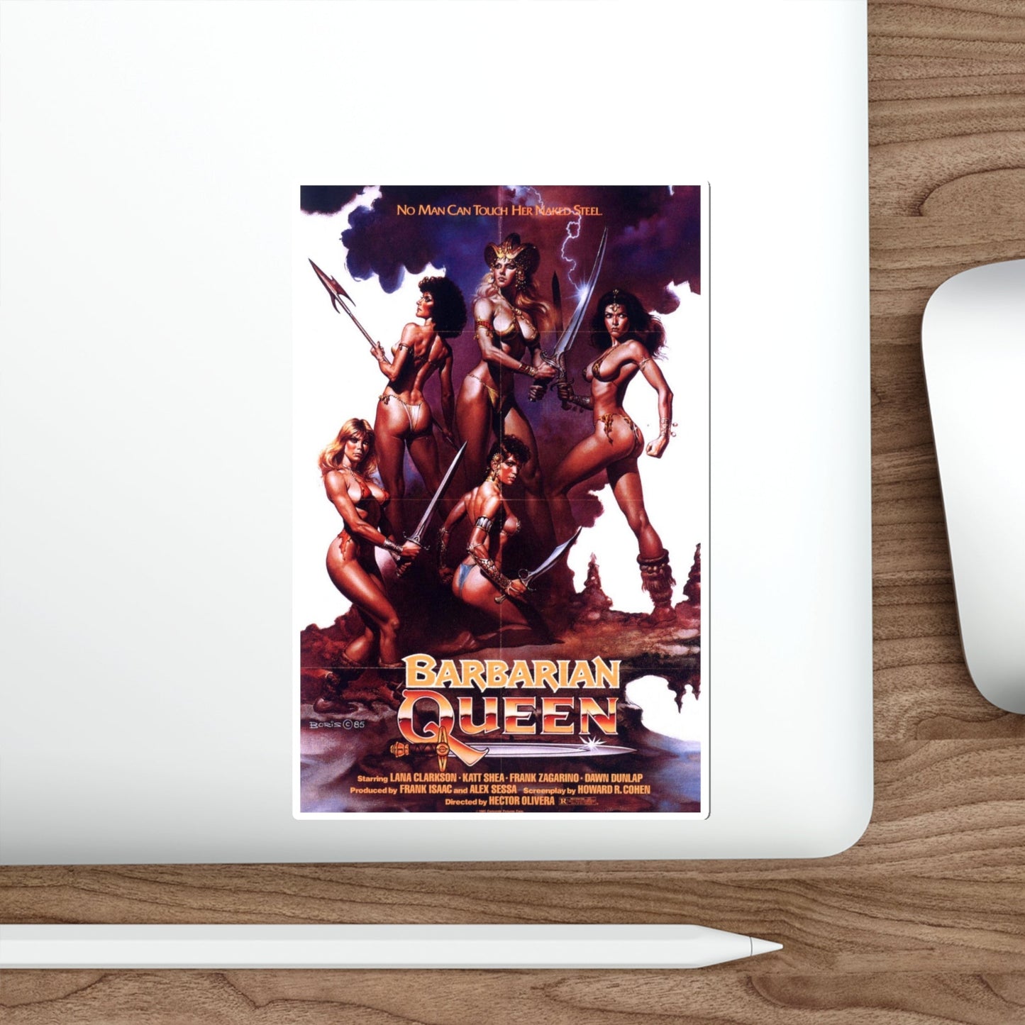 Barbarian Queen 1985 Movie Poster STICKER Vinyl Die-Cut Decal-The Sticker Space