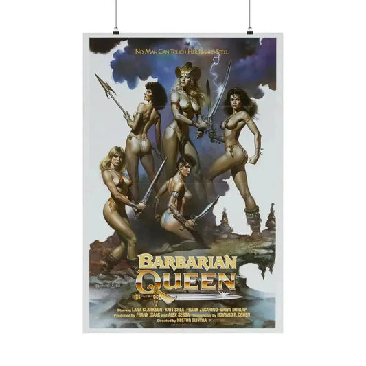 BARBARIAN QUEEN 1985 - Paper Movie Poster 24″ x 36″ Matte - The Sticker Space