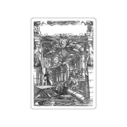 SKU:35558180593445308583 Sticker types:White Shape:Die-Cut Sizes:4" × 4"