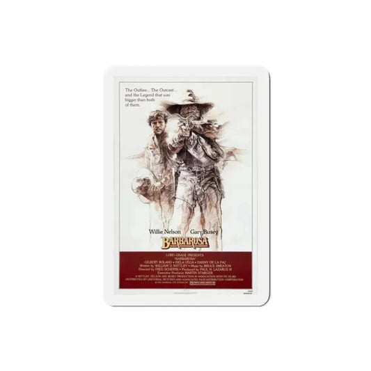 Barbarosa 1982 Movie Poster Refrigerator Magnet 2 Inch - The Sticker Space