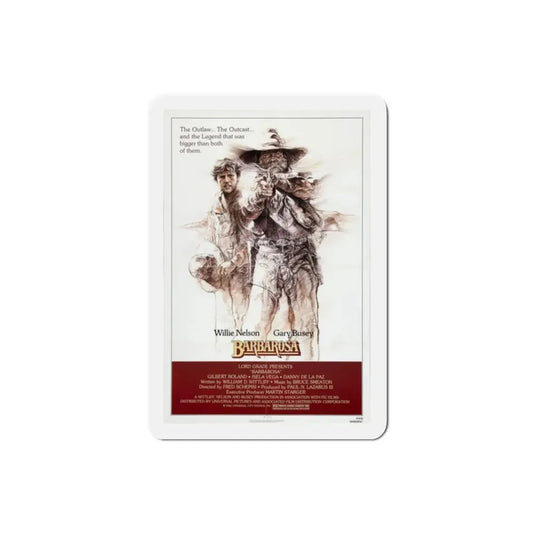 Barbarosa 1982 Movie Poster Refrigerator Magnet 2 Inch - The Sticker Space