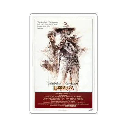 Barbarosa 1982 Movie Poster STICKER Vinyl Die-Cut Decal 6 Inch - The Sticker Space