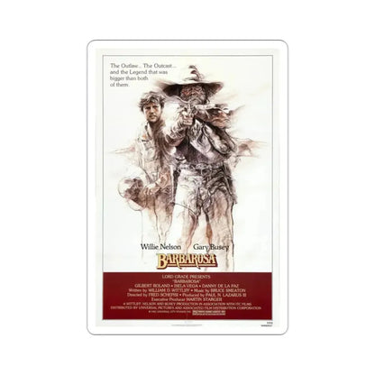 Barbarosa 1982 Movie Poster STICKER Vinyl Die-Cut Decal - The Sticker Space