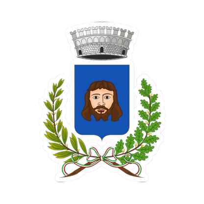 Barberino di Mugello-Stemma (Italy) (Coat of Arms) STICKER Vinyl Kiss-Cut Decal 2 Inch White - The Sticker Space