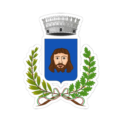 Barberino di Mugello-Stemma (Italy) (Coat of Arms) STICKER Vinyl Kiss-Cut Decal 6 Inch White - The Sticker Space