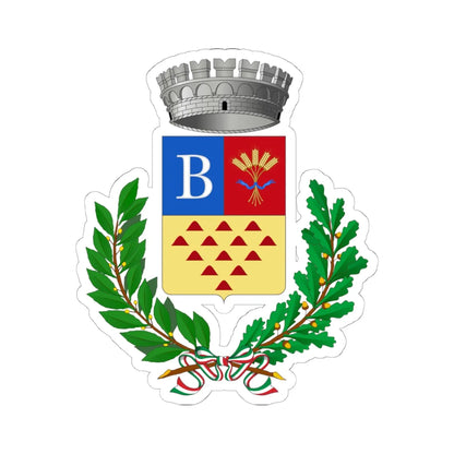 Barbianello-Stemma (Italy) (Coat of Arms) STICKER Vinyl Kiss-Cut Decal 6 Inch White - The Sticker Space