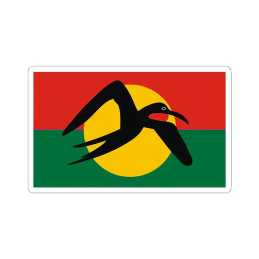 Barbuda Council Flag Old Reconstruction (Antigua and Barbuda) STICKER Vinyl Kiss-Cut Decal 2 Inch White - The Sticker Space