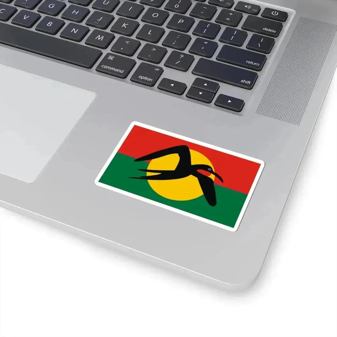 Barbuda Council Flag Old Reconstruction (Antigua and Barbuda) STICKER Vinyl Kiss-Cut Decal - The Sticker Space