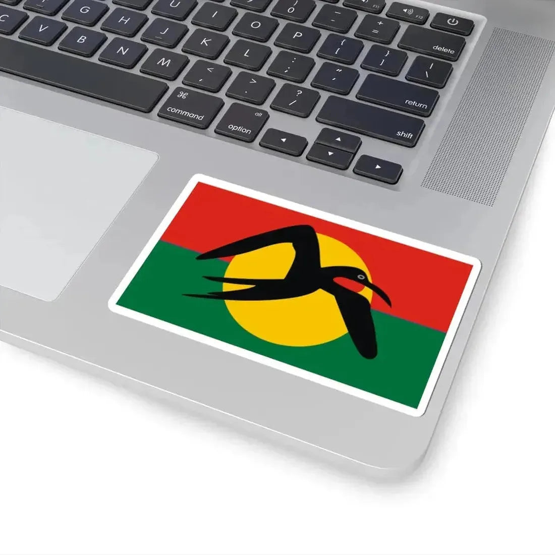 Barbuda Council Flag Old Reconstruction (Antigua and Barbuda) STICKER Vinyl Kiss-Cut Decal - The Sticker Space