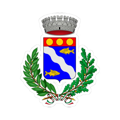 Bardello-Stemma (Italy) (Coat of Arms) STICKER Vinyl Kiss-Cut Decal 3 Inch White - The Sticker Space