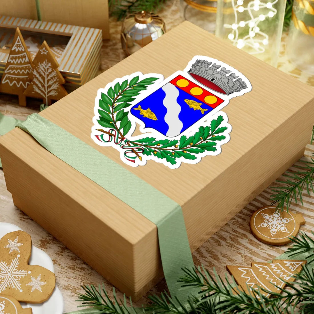Bardello-Stemma (Italy) (Coat of Arms) STICKER Vinyl Kiss-Cut Decal - The Sticker Space