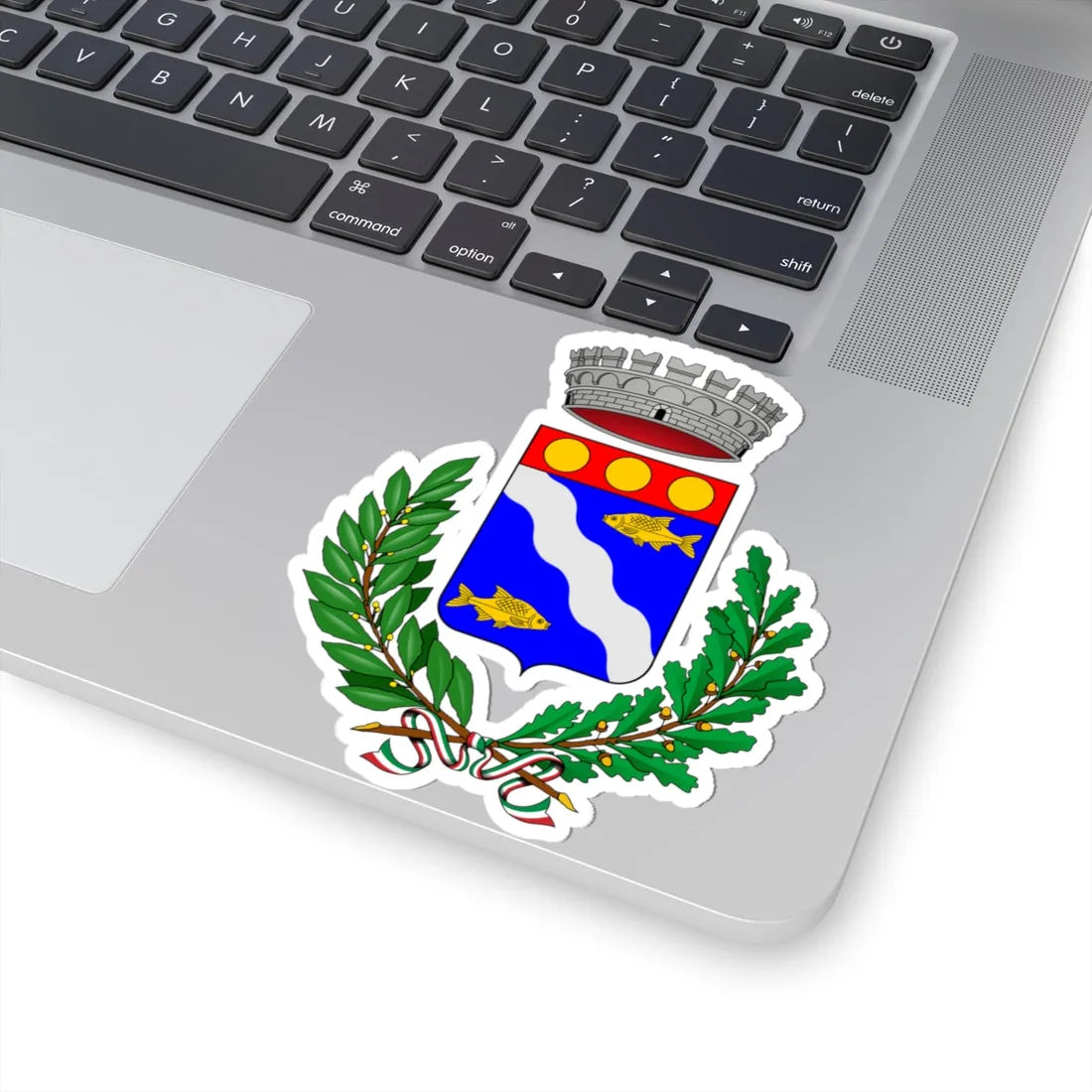Bardello-Stemma (Italy) (Coat of Arms) STICKER Vinyl Kiss-Cut Decal - The Sticker Space