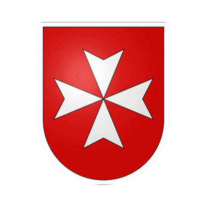 Bardonnex-coat of arms (Switzerland) (Coat of Arms) STICKER Vinyl Kiss-Cut Decal 2 Inch White - The Sticker Space