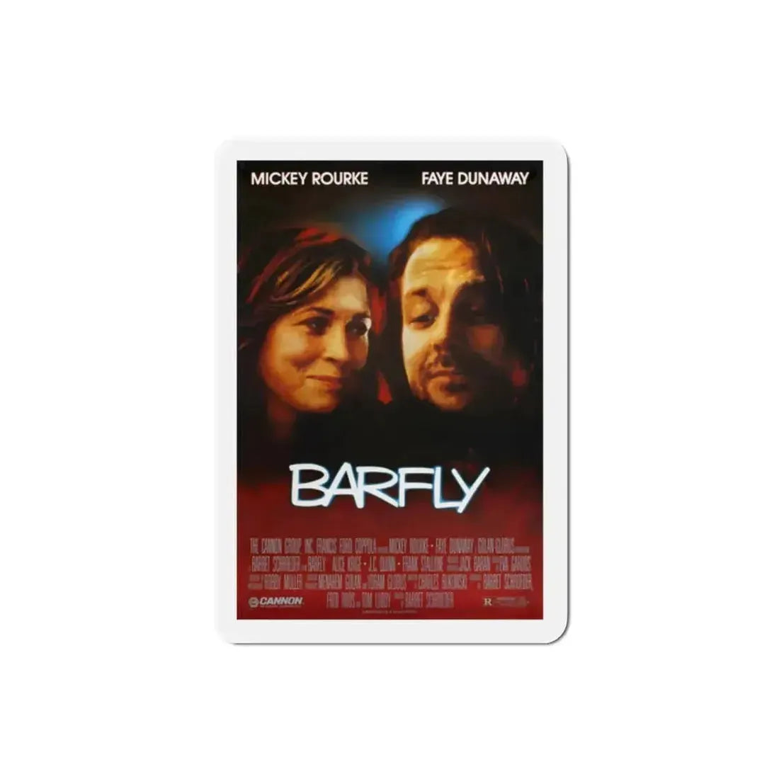 Barfly 1987 Movie Poster Refrigerator Magnet - The Sticker Space